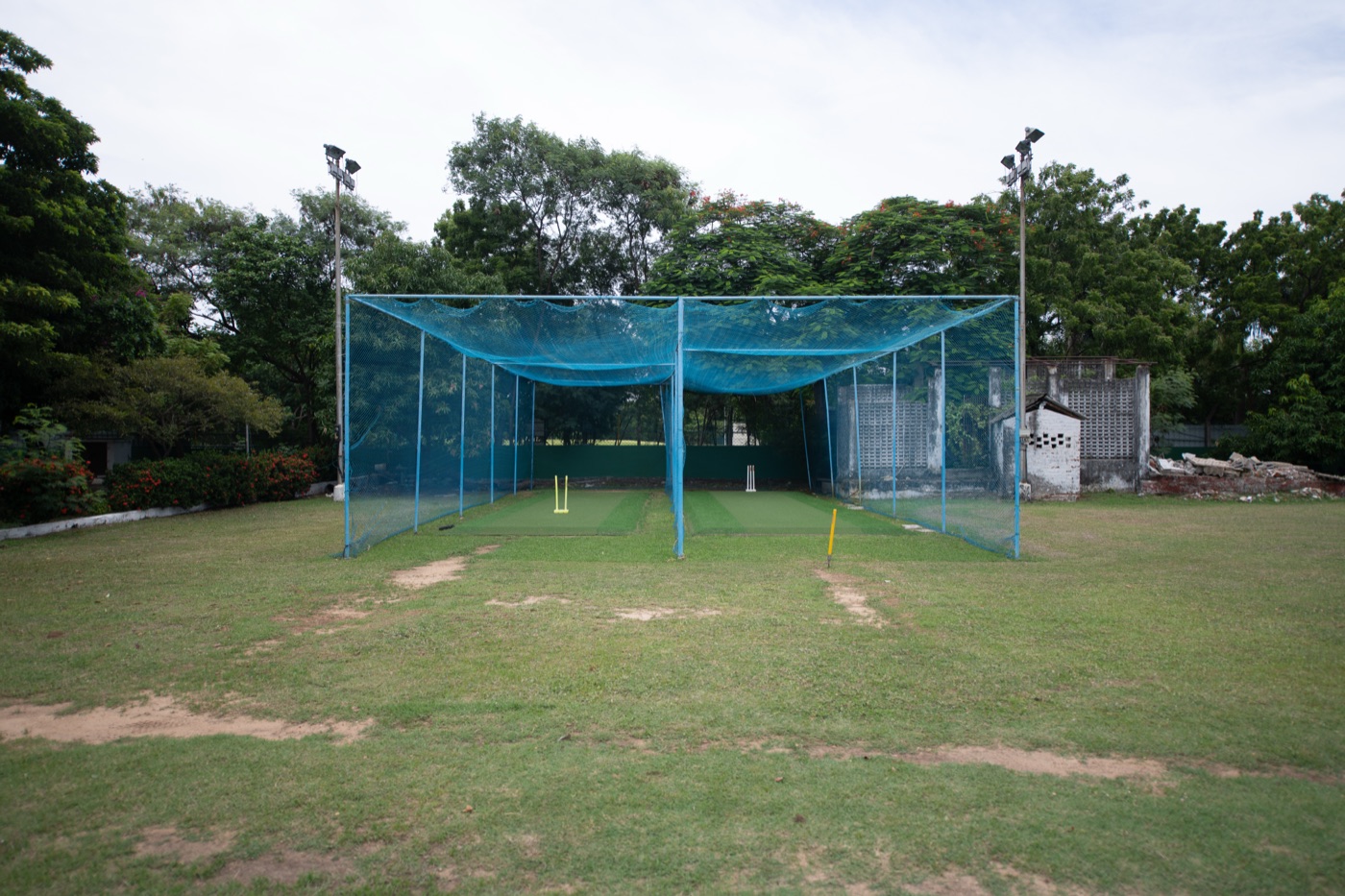 Cricket practice nets