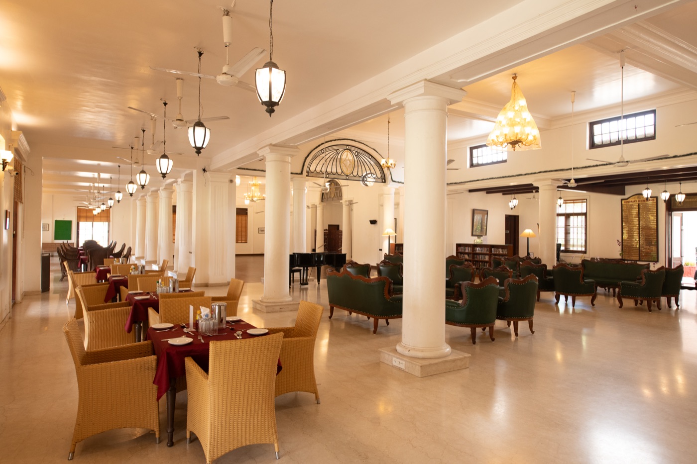 Historic corridors of Madras Gymkhana Club
