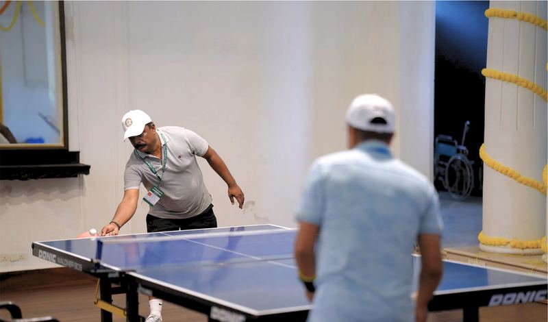 Table tennis at Madras Gymkhana Club