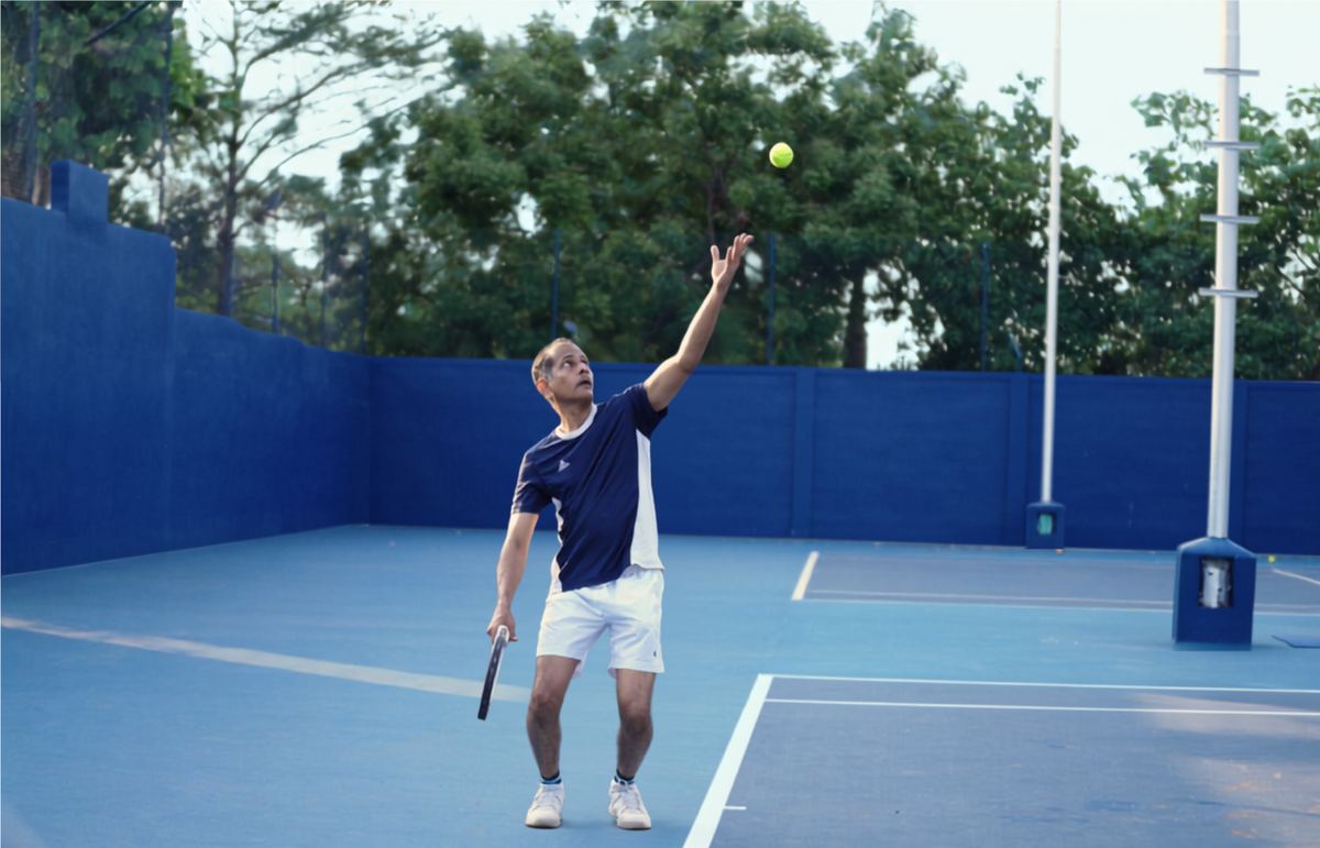 Clay tennis courts